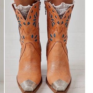 Free People Blakely western boots sz 41